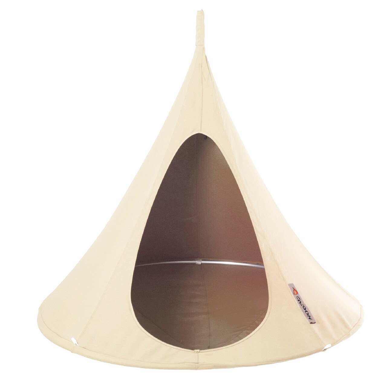 The Hamptons Collection 48” White Children’s Bonsai Cacoon Chair with Hanging Hardware